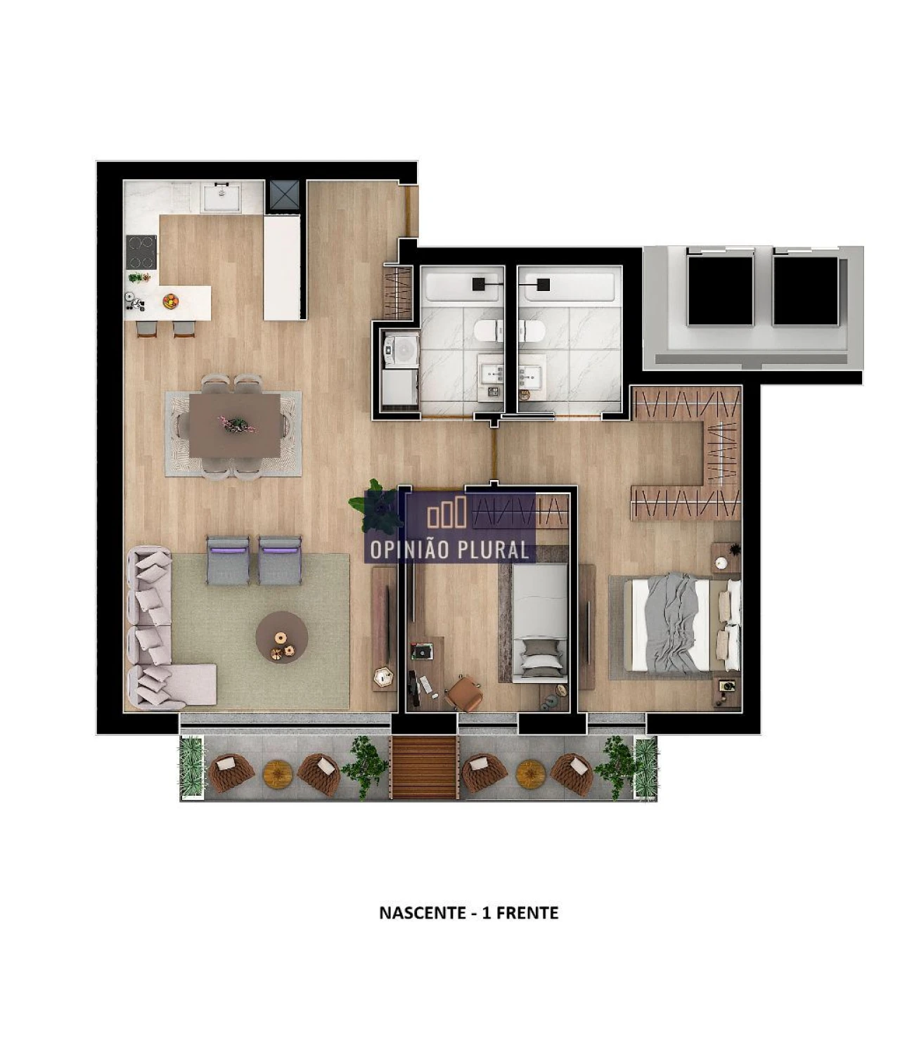 Apartamento T2 para Venda em Avintes Foto 17