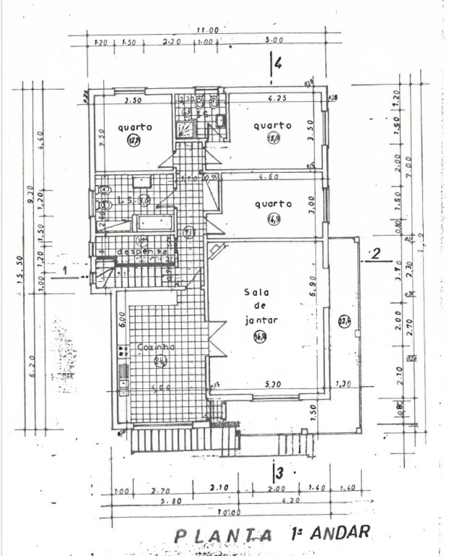 Moradia T3 para Venda em Santo Isidoro Planta 1