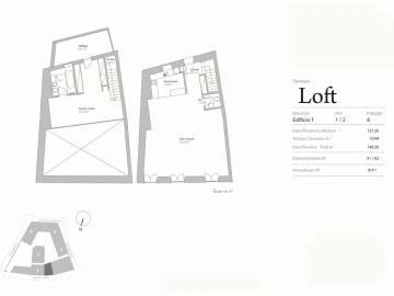 Apartamento T1 para Venda em Misericórdia
