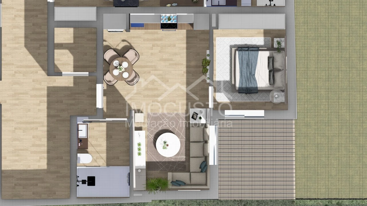 Apartamento T1 para Venda em Vila Real de Santo Antonio Foto 9