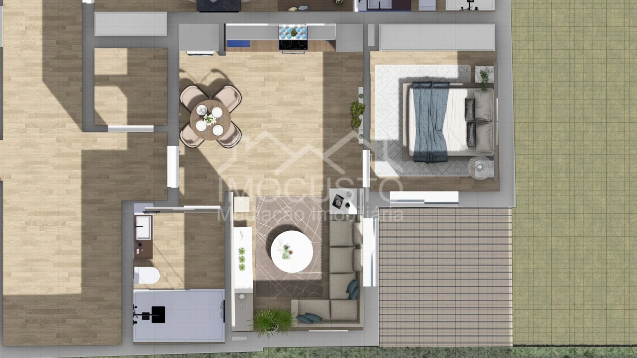 Apartamento T1 para Venda em Vila Real de Santo Antonio Foto 9