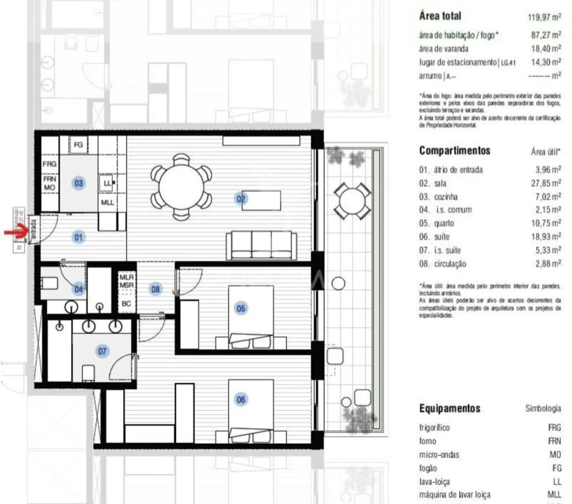 Apartamento T2 para Venda em Canidelo Foto 13