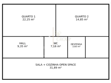 Apartamento T2 para Venda em Algueirão-Mem Martins