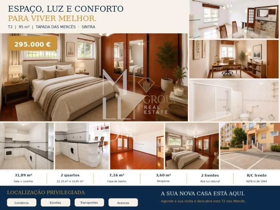 Apartamento T2 para Venda em Algueirão-Mem Martins Foto 35