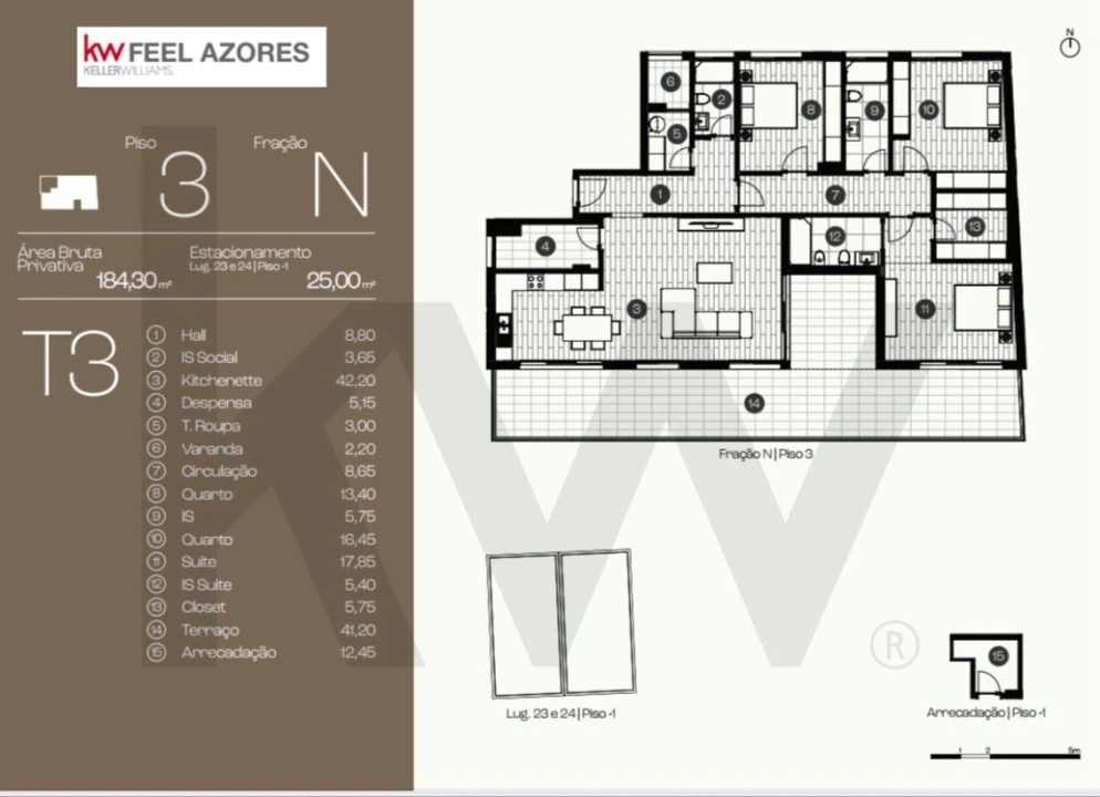 Apartamento T3 para Venda em Ponta Delgada (São José) Foto 2