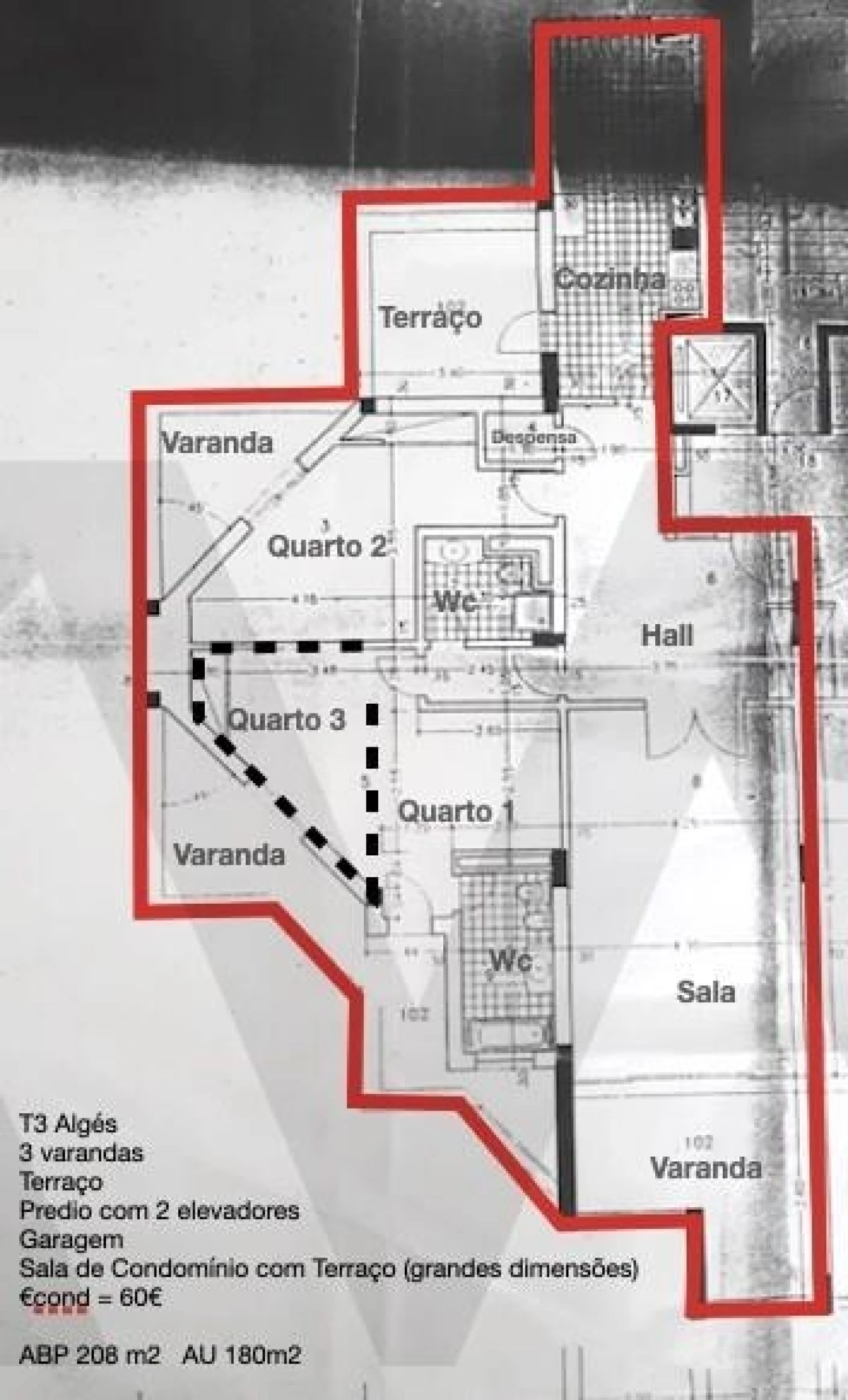 Apartamento T3 para Venda em Algés, Linda-A-Velha e Cruz Quebrada-Dafundo Foto 43