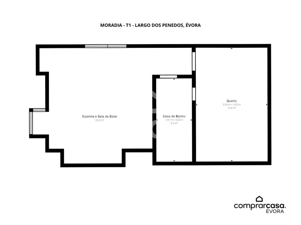 Apartamento T1 para Venda em Évora (São Mamede, Sé, São Pedro e Santo Antão) Foto 13