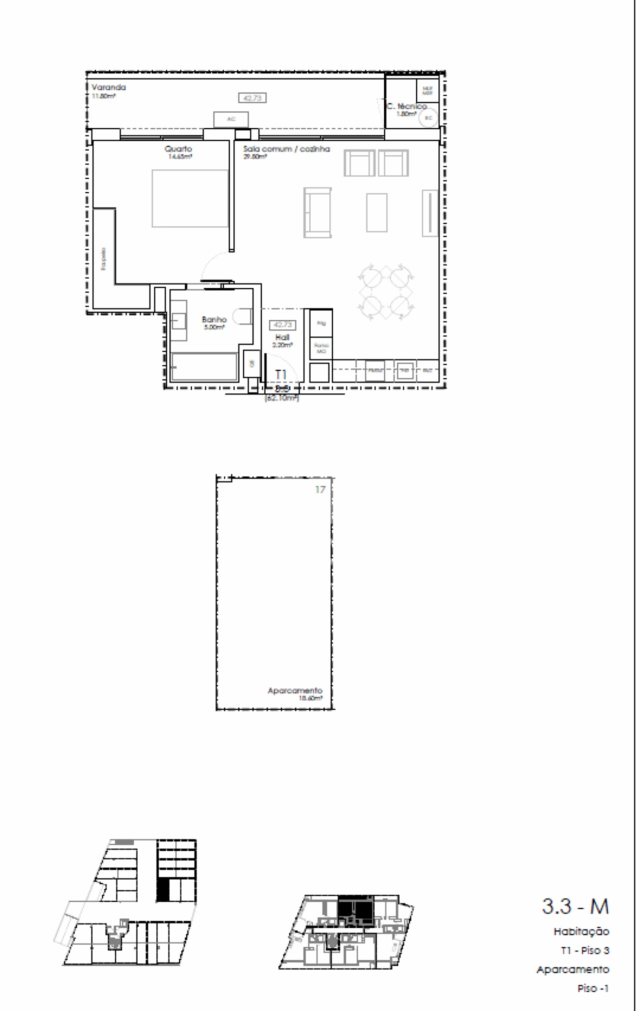 Apartamento T1 para Venda em Valadares Foto 13
