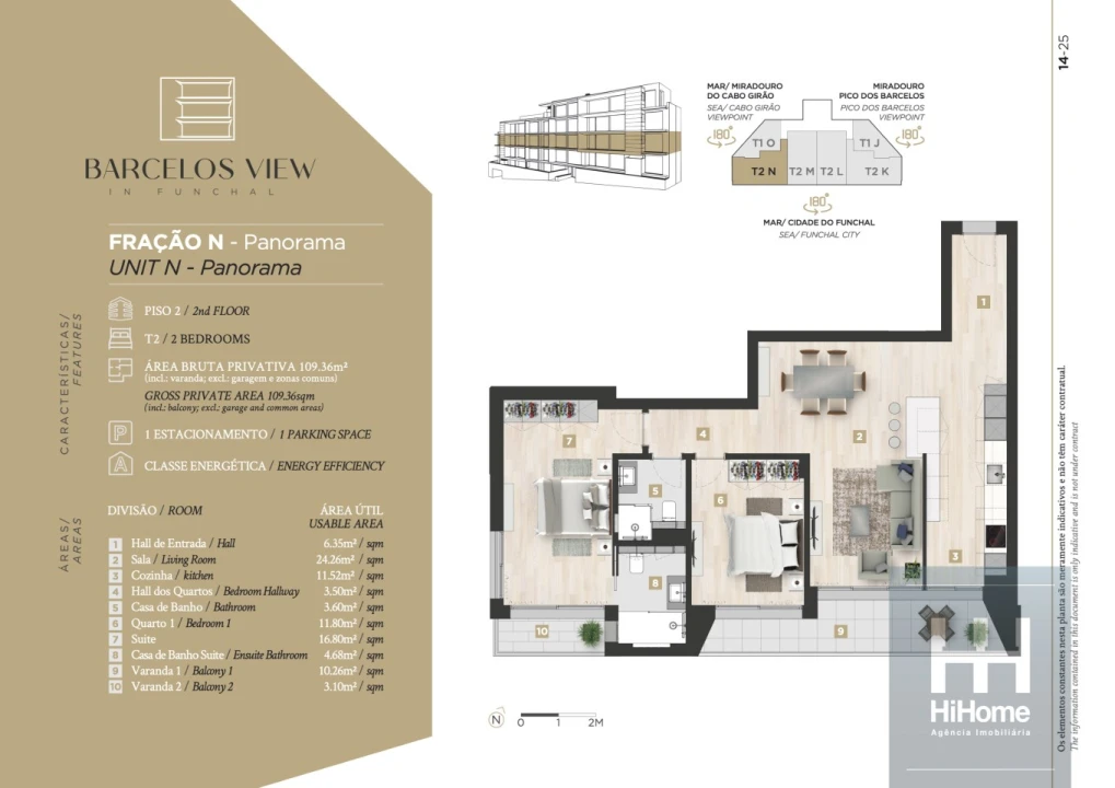 Apartamento T2 para Venda em Santo Antonio Foto 19