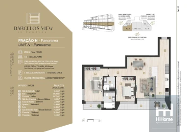 Apartamento T2 para Venda em Santo Antonio