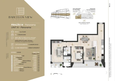 Apartamento T2 para Venda em Santo Antonio