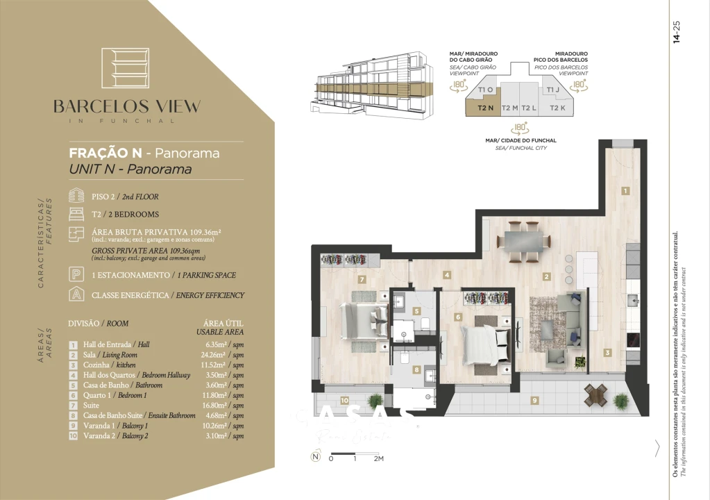 Apartamento T2 para Venda em Santo Antonio Foto 24