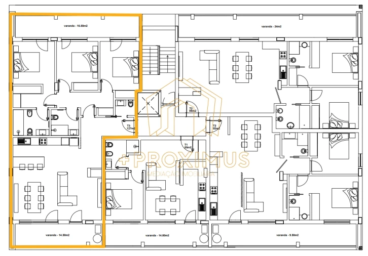 Apartamento T3 para Venda em Tavarede Foto 14