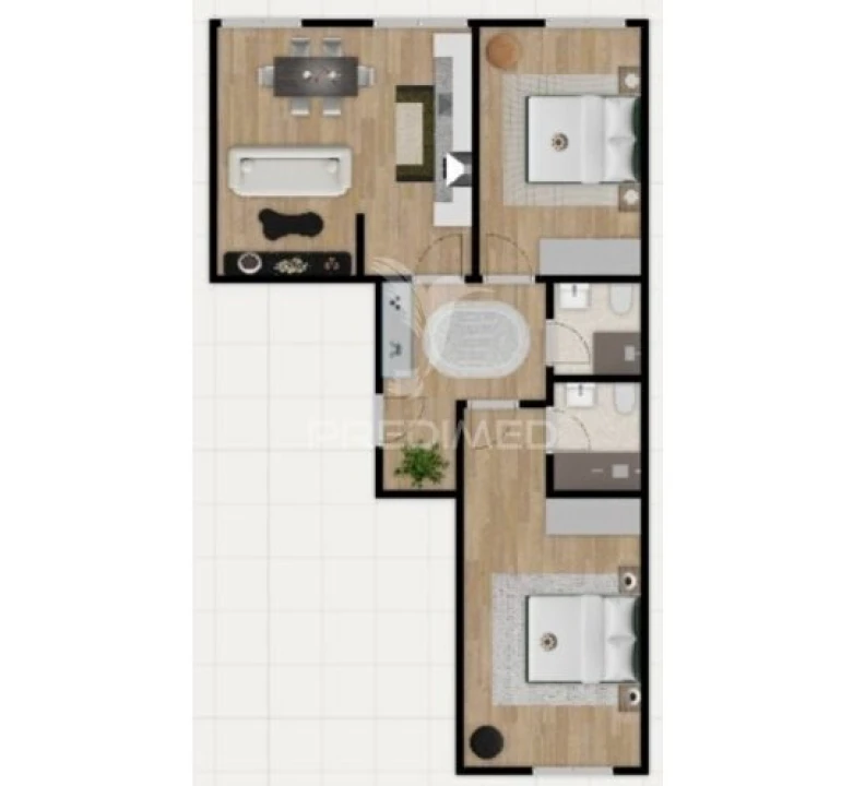 Apartamento T2 para Venda em São Domingos de Benfica Foto 20