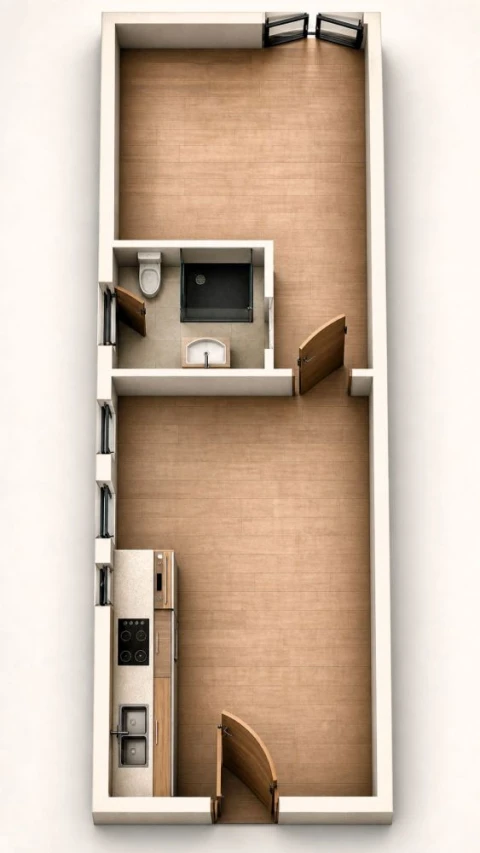 Apartamento T1 para Venda em Nossa Senhora da Conceição, São Brás dos Matos, Juromenha