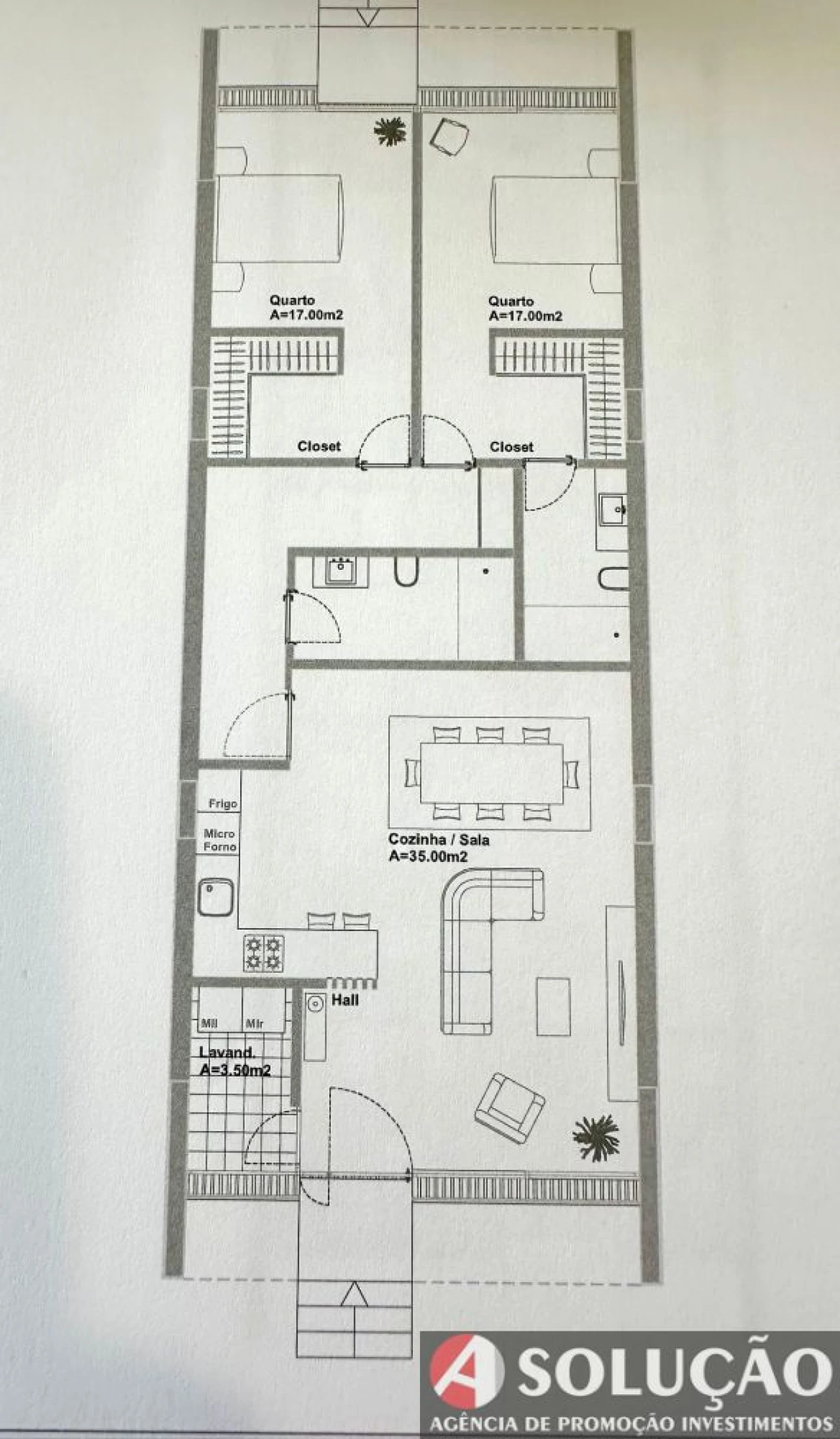 Apartamento T2 para Venda em Vila das Aves Foto 2