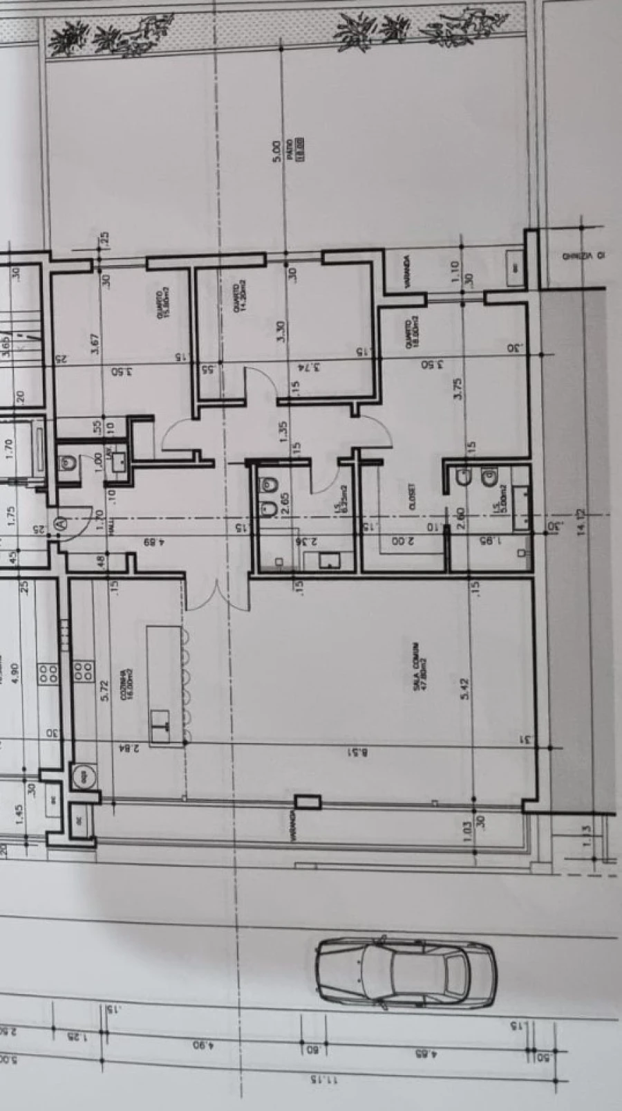 Apartamento T3 para Venda em Carcavelos e Parede Planta 1