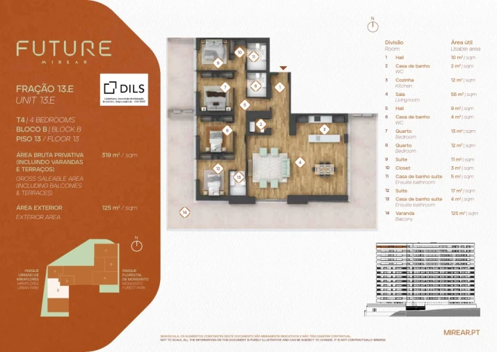 Apartamento T4 para Venda em Algés, Linda-A-Velha e Cruz Quebrada-Dafundo Planta 1