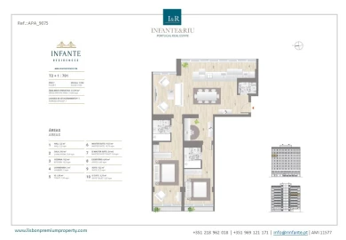 Apartamento T2 para Venda em Estrela