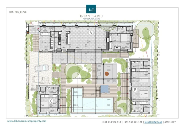 Moradia T4 para Venda em Comporta Planta 1