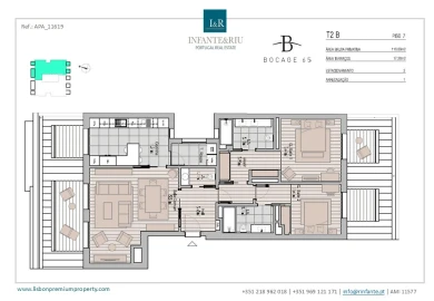 Apartamento T2 para Venda em Avenidas Novas