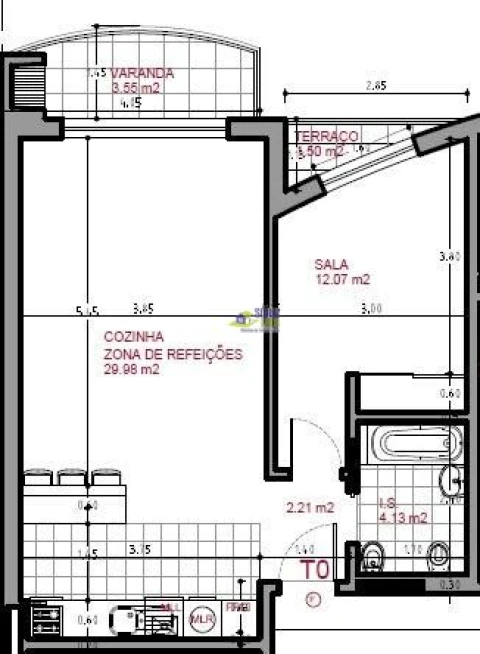 Apartamento T1 para Venda em Armação de Pera