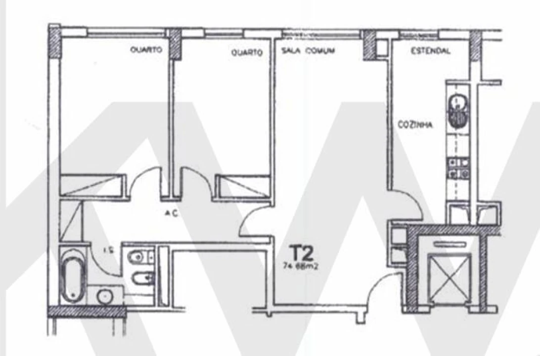 Apartamento T2 para Arrendamento em Lumiar Foto 23