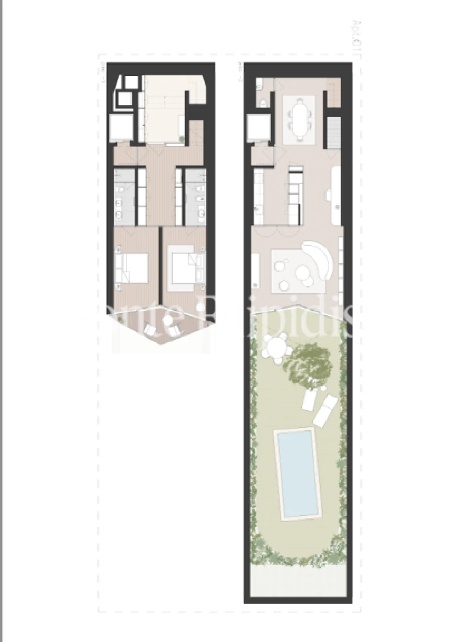 Apartamento T2 para Venda em Estrela Planta 1