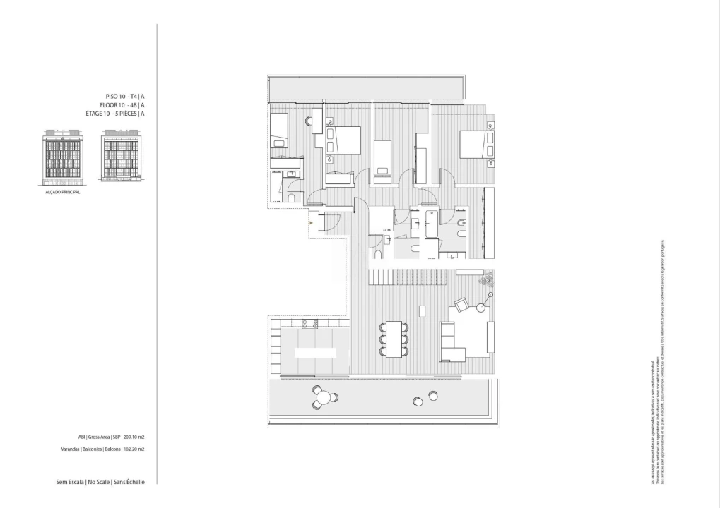 Apartamento T4 para Venda em Ajuda Foto 8