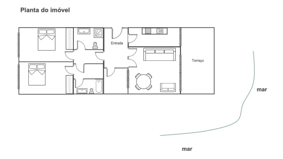 Apartamento T2 para Venda em Perafita, Lavra e Santa Cruz do Bispo Foto 26
