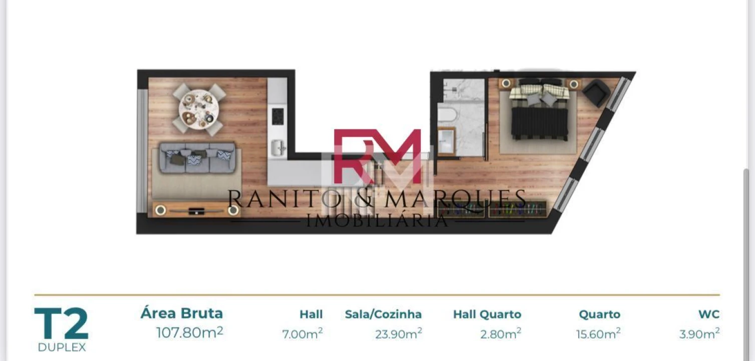 Apartamento T2 para Arrendamento em Campanhã Foto 23