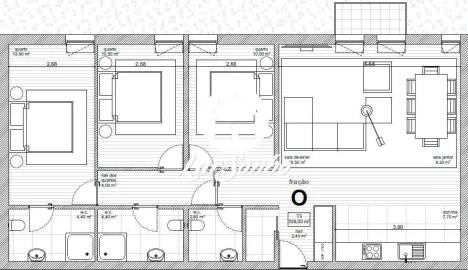 Apartamento T3 para Venda em Tamel (São Verissimo)