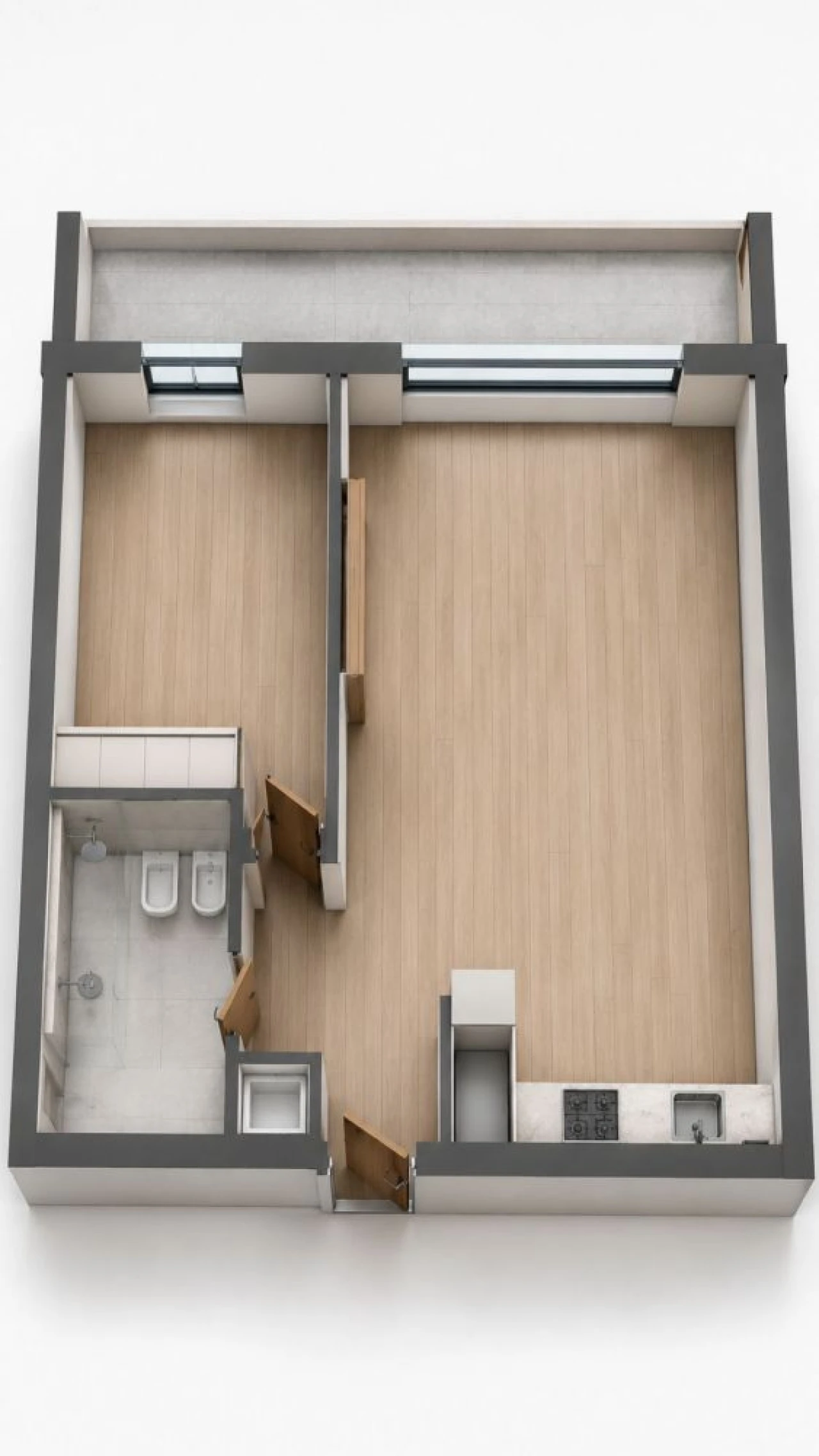 Apartamento T1 para Venda em Bonfim Planta 2