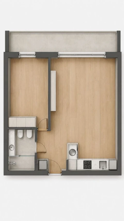 Apartamento T1 para Venda em Bonfim