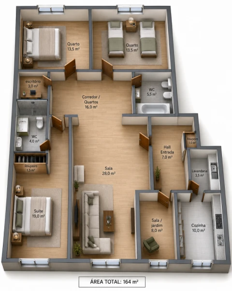 Apartamento T4 para Venda em Santa Marinha e São Pedro da Afurada