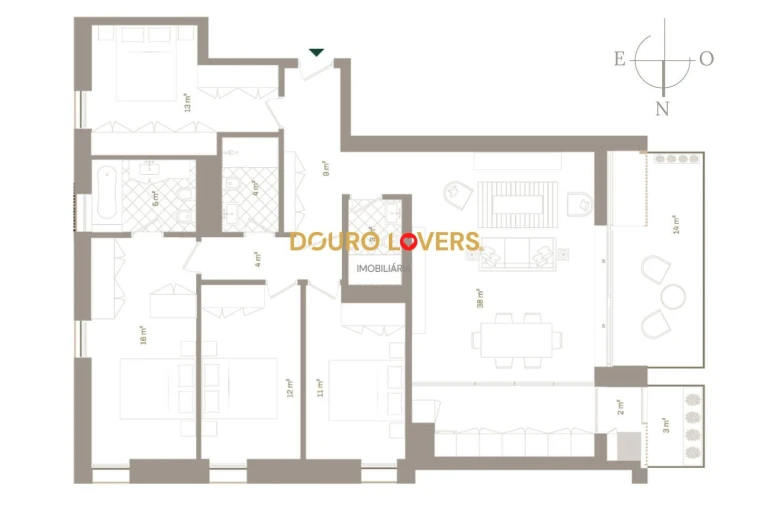 Apartamento T4 para Venda em Santa Marinha e São Pedro da Afurada Foto 27
