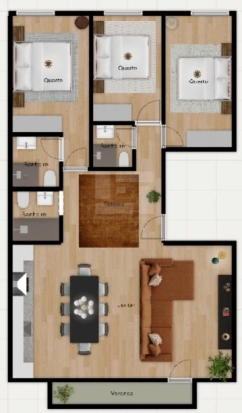 Apartamento T3 para Venda em Benfica