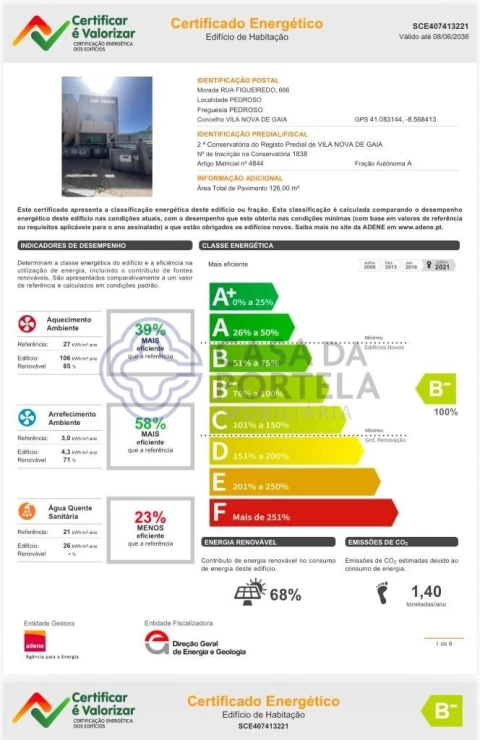 Moradia T3 para Venda em Pedroso e Seixezelo