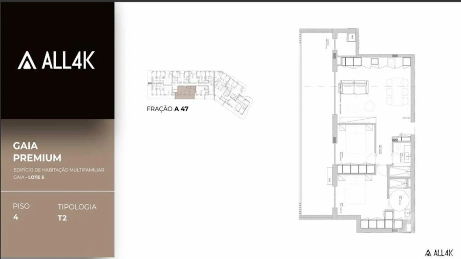 Apartamento T2 para Venda em Oliveira do Douro Foto 8
