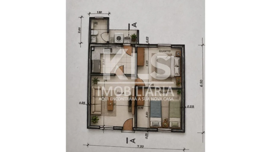 Moradia T2 para Venda em São Pedro Foto 14
