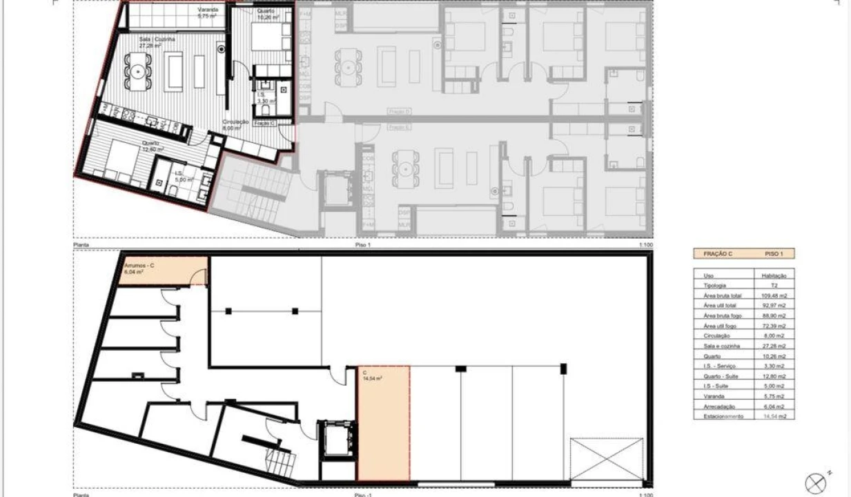 Apartamento T2 para Venda em Estômbar e Parchal Foto 29