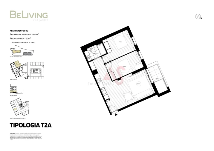 Apartamento T2 para Venda em Vila das Aves Foto 11