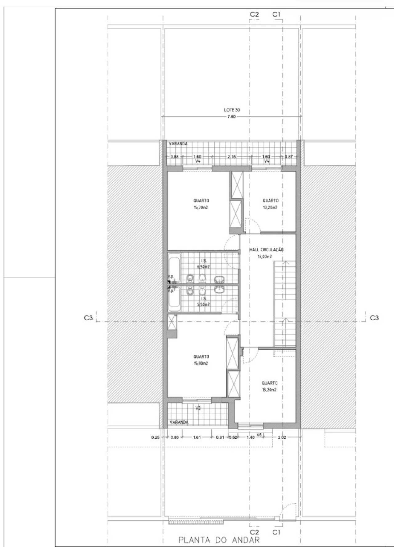 Moradia T3 para Venda em Este (São Pedro e São Mamede) Planta 3