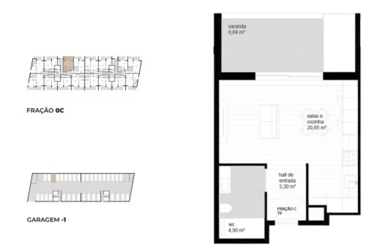 Apartamento para Venda em Vila Nova de Cerveira e Lovelhe Planta 1