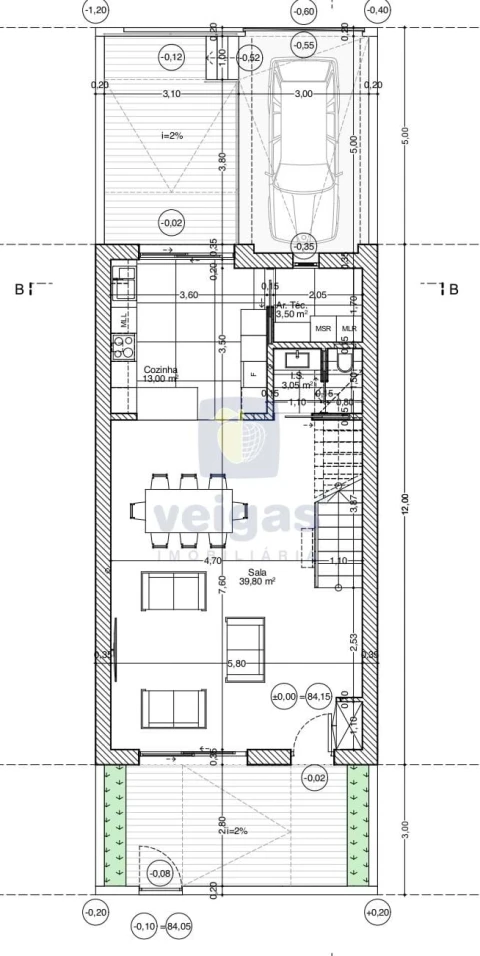 Moradia T3 para Venda em Atouguia da Baleia