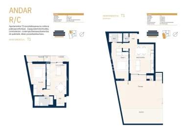 Apartamento T1 para Venda em Esgueira