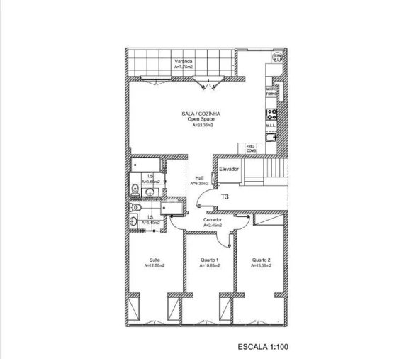 Apartamento T3 para Venda em Benfica Foto 27