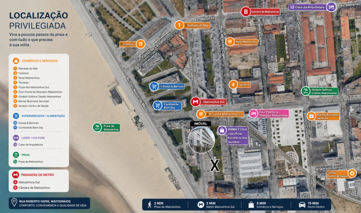 Apartamento T3 para Venda em Matosinhos e Leça da Palmeira Foto 1