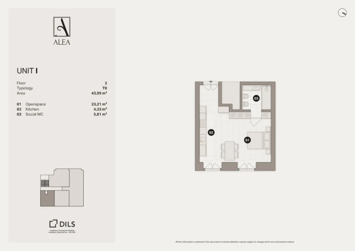 Apartamento para Venda em Santa Maria Maior Planta 1