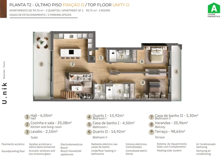 Apartamento T2 para Venda em Tavira (Santa Maria e Santiago) Foto 20